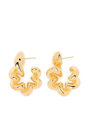 Maria Black large Coil hoop earrings - Gold