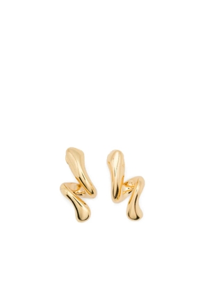 Maria Black Coil Curl stud earrings - Gold