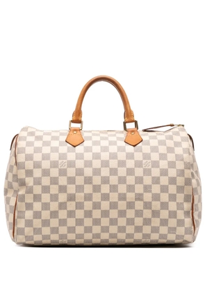 Louis Vuitton Pre-Owned 2008 Damier Azur Speedy 35 boston bag - White