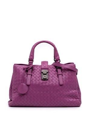 Bottega Veneta Pre-Owned 2012-2025 Small Nappa Intrecciato Roma satchel - Purple