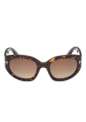 TOM FORD Eyewear cat-eye frame sunglasses - Brown