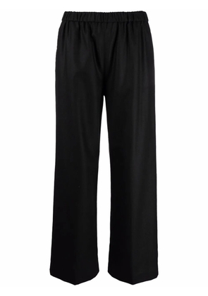ASPESI high waisted wide leg trousers - Black