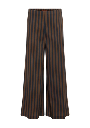 Simon Miller Toni striped poplin trousers - Brown