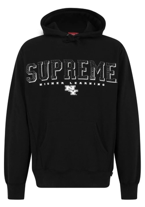 Supreme Gems logo-embellished hoodie - Black