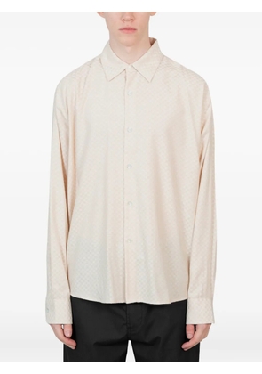 Vous Décidez check-pattern long-sleeve shirt - Neutrals