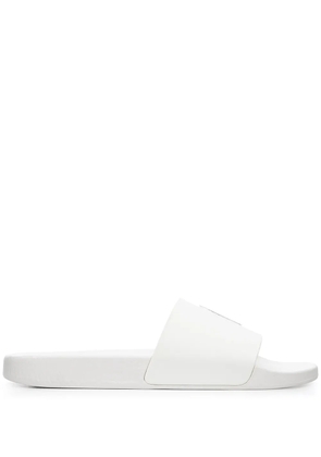 Polo Ralph Lauren logo-print slides - White