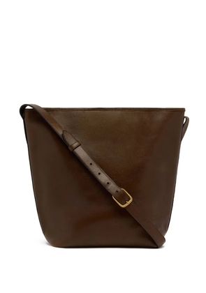 Bally Beckett leather shoulder bag - Brown