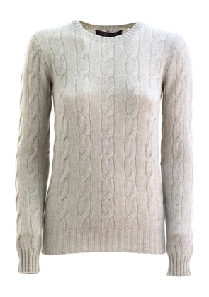 Ralph Lauren Collection cable-knit long-sleeves sweater - Neutrals