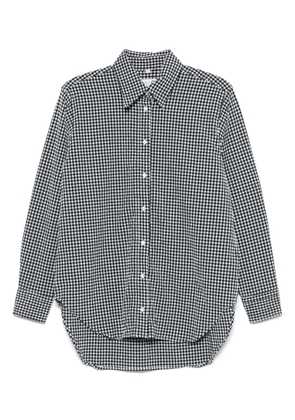Hunza G chequered shirt - Black
