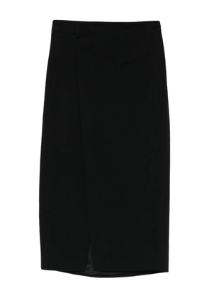 Liviana Conti slit midi skirt - Black