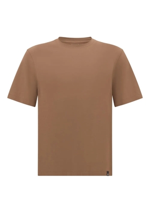 Boggi Milano stretch cotton T-shirt - Brown