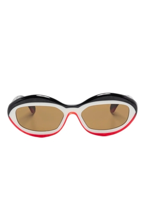 Alain Mikli oval-frame sunglasses - White