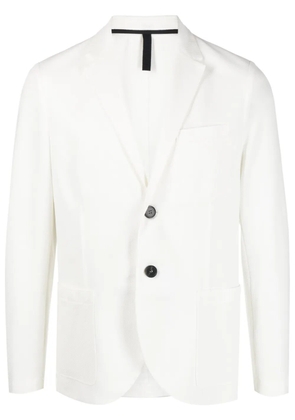 Harris Wharf London single-breasted cotton blazer - White