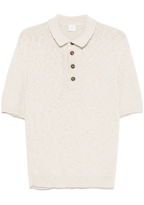Eleventy short-sleeve polo shirt - Neutrals