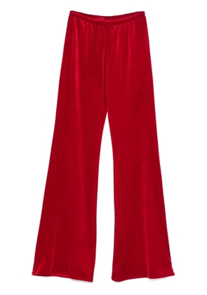 Alchemy x Lia Aram velvet trousers - Red