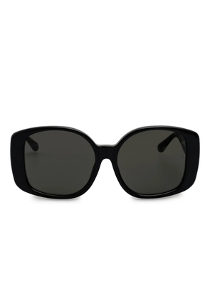Linda Farrow Venus oversized-frame sunglasses - Black