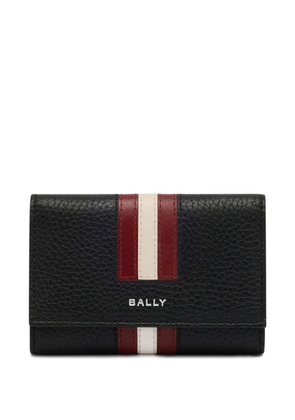 Bally grained-leather key holder - Black
