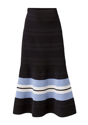 Carolina Herrera striped midi skirt - Black