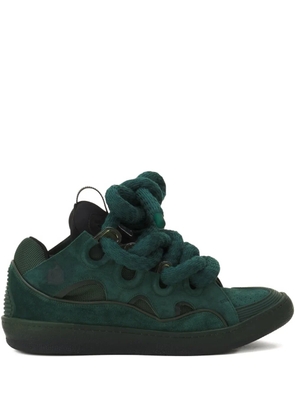 Lanvin rope-lace suede sneakers - Green