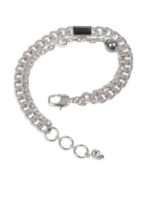 Alexander McQueen skull-charm chain bracelet - Silver