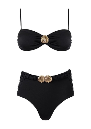 SOFIA ERHAN seashell-embellished bikini - Black