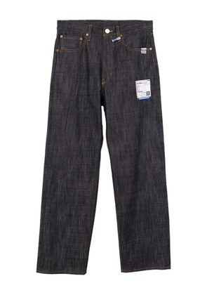 in･stru(men-tal). selvedge straight jeans - Blue