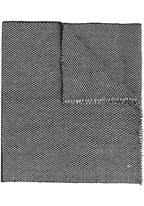 VOZ 'Lineas' shawl - Black