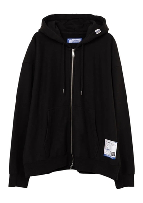 in･stru(men-tal). zip-up hoodie - Black