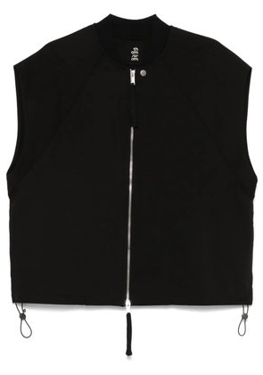 Thom Krom zip-up gilet - Black