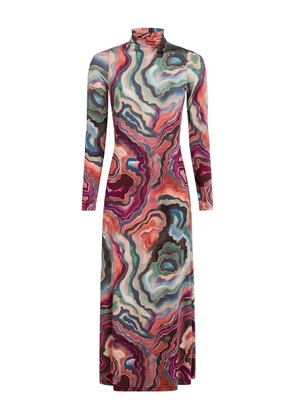 Marie Oliver Paxton midi dress - Pink