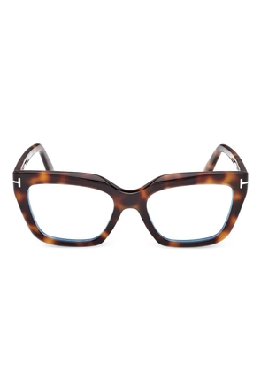 TOM FORD Eyewear square-frame glasses - Brown