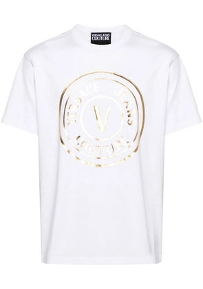 Versace Jeans Couture logo-print cotton T-shirt - White