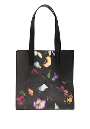 Ted Baker Seacon floral tote bag - Black