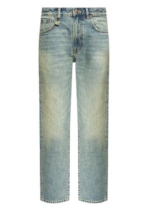 R13 logo-appliqué straight jeans - Blue