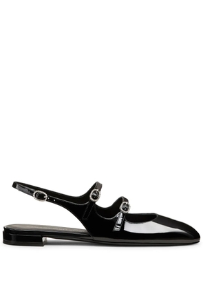 Stuart Weitzman Benni MJ slingback ballerina shoes - Black