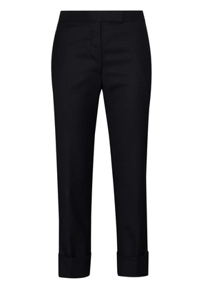 Thom Browne Super 120s cropped wool trousers - Blue