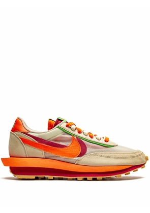 Nike x sacai x CLOT LDWaffle 'Net Orange Blaze' sneakers - Neutrals