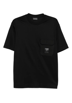 Emporio Armani pocket-detail T-shirt - Black