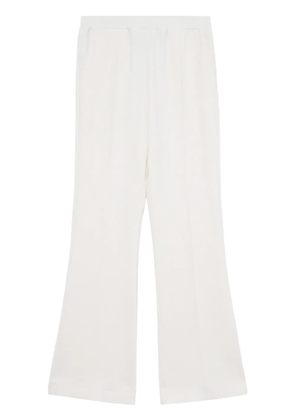 JW Anderson tech-jersey flared trousers - White
