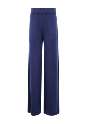 Uma Wang ribbed-trim pocket trousers - Blue