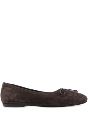 Fabio Rusconi bow-detail ballet flats - Brown