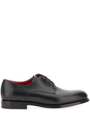 Neil Barrett leather lace-up shoes - Black