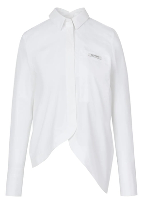Ports 1961 No.10 Asymmetrical shirt - White