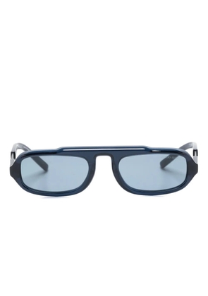 Giorgio Armani oval-frame sunglasses - Blue