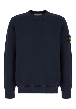 Stone Island Compass-logo crew-neck sweatshirt - Blue