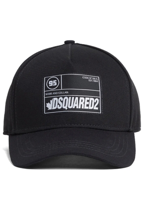 DSQUARED2 logo patch baseball cap - Black