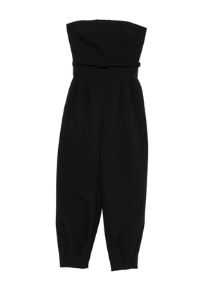Max Mara strapless belted jumpsuit - Black