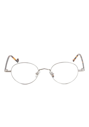 Eyepetizer Chatham oval-frame glasses - Silver