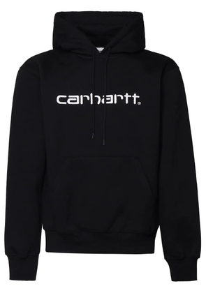 Carhartt WIP logo-print hoodie - Black