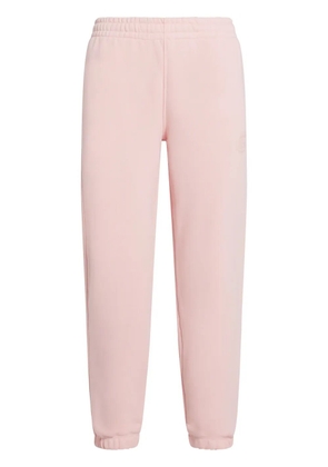 Lacoste elasticated-waist organic cotton track pants - Pink